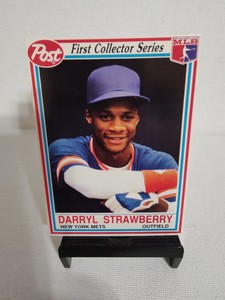 Darryl Strawberry 1990 Post Cereal #10 New York Mets 