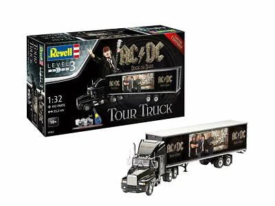 REVELL 1:32 LIMITED EDITION - KIT TIR TUOR TRUCK AC-DC LUNG 55,2 cm ART 07453 - Immagine 1 di 2