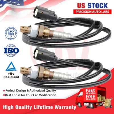 Sensor de oxígeno O2 aguas abajo 2 piezas para Ford F-150 2011 2012 2013 2014 3,5 L 3,7 L EE. UU. Foto 1 de 4