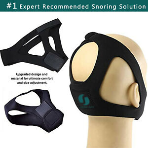 Snore Off Anti Snoring Chin Strap - CPAP Dry Mouth Solution Remedies Stop Snore