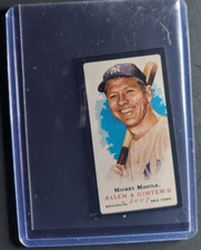 Mickey Mantle Mini Black Border Allen Ginters 2007 NO Number NYY Yankees