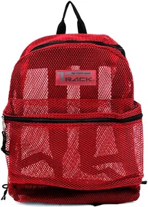 17-inch NEW See-Through Mesh Backpack/Book Bag/School /Hike /Travel Backpack - Picture 1 of 17