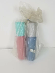 Vintage Tupperware Tumbler Plastic Drinking Cups Tall Set of 10 - Imagen 1 de 6
