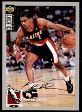 1994-95 Collector's Choice Silver Signatures Rod Strickland Portland Trail