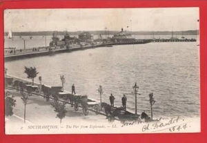 HAMPSHIRE. SOUTHAMPTON LL 41. PIER FROM ESPLANADE pu 1907 - Picture 1 of 1