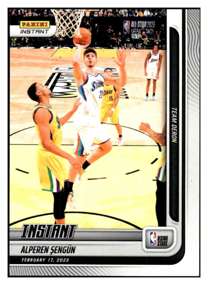ALPEREN SENGUN 2022-23 Panini Instant Rising Stars /545 NBA  #125  ID:62398 - Image 1 of 2