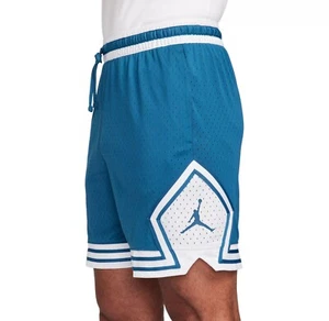 Men Nike Jordan Jumpman Diamond Basketball Shorts Blue White DX1487 457 - Picture 1 of 23
