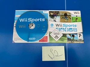 JEU PAL ETUI CARTON CONSOLE NINTENDO WII SPORTS BOXE, BOWLING Livré Gratuit N°2 - Picture 1 of 1