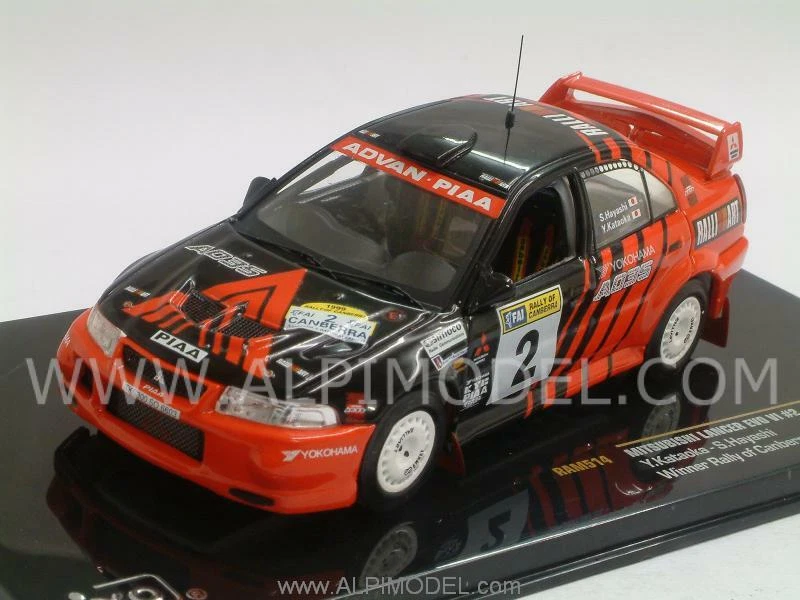 Mitsubishi Lancer EVO Vi Camberra 1999 Hayashi-Kataoka 1:43 IXO RAM514 - Immagine 1 di 1