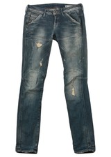 G-Star Raw JEANS Denim NEW ELVA TAPERED Women Reinforce Layer Knee Size 27x32
