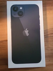 iPhone 13 Midnight 128 GB EMPTY BOX ONLY, Includes Apple Sticker, SIM Key, Paper - Picture 1 of 7