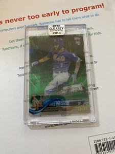2018 Topps Clearly Authentic Auto Black Acetate Amed Rosario 88/99 Auto Green - Picture 1 of 2