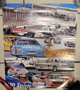 Vintage The Milwaukee Mile 100th Anniversary Tim Berry Poster - Picture 1 of 6