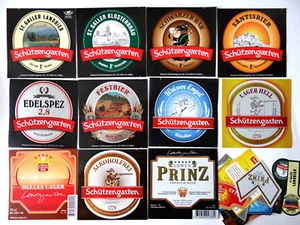 11 Bier-Etiketten - Brauerei Schützengarten AG, Sankt Gallen, Schweiz - Bild 1 von 1