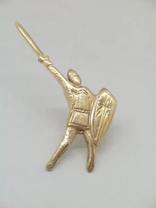 Alberto De Giussano: Broche De Veste ( Pins) en or Jaune 750 - 18 KT - - Imagen 1 de 9