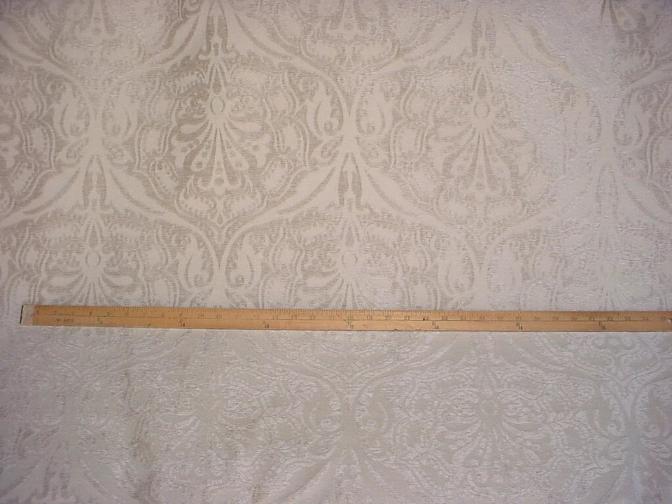 Tela de tapicería de chenilla damasco floral mármol arabesco 5-3/8 Lee Jofa ED85033 Foto 1 de 4