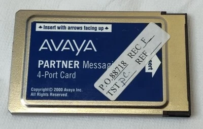 ✅AVAYA System Parting Message 4-PART CARD Tested Works Excellently Requires-📸👀 - Image 1 of 4