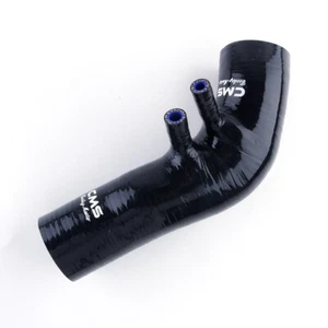 Black For Mini Cooper S R50 R52 R53 (AT) Silicone Upper Air Filter Intake Hose - Picture 1 of 6