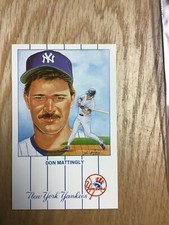 Series 2 Don Mattingly New York Yankees Postcard #10