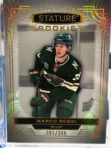 Marco Rossi - 2022-23 Upper Deck Stature - Rookies #128 301/399 (RC) - Picture 1 of 2