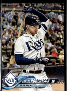 2018 Topps Update Daniel Robertson Tampa Bay Rays #US244 4 Card Lot - Picture 1 of 2