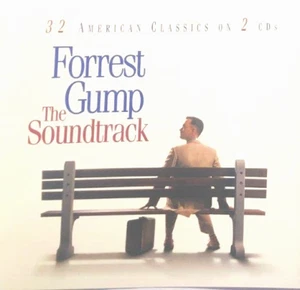 FORREST GUMP, THE SOUNDTRACK - VARIOUS ARTISTS, 2 CD SET, 32 TRACKS, EPIC, 1994 - Foto 1 di 2