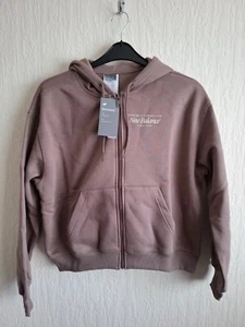 Ladies New Balance Brown oversized Hoodie size XS new - Picture 1 of 4