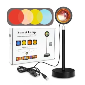 RGB Mini Tisch Regenbogen USB LED Sonnen untergang - Bild 1 von 3