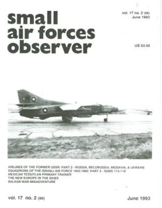 SMALL AIR FORCES OBSERVER V17 N2 AIRLINES OF THE FORMER USSR: RUSSIA_BELORUSSIA_ - Picture 1 of 1