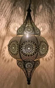 20"Vintage Design Modern Turkish Handmade Moroccan Ceiling Hanging Lighting Lamp - Picture 1 of 5