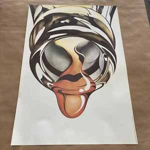 Michael English Vintage 1970 Fine Art Print Collectible Poster Titled Bottle - Bild 1 von 3