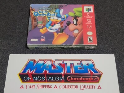 N64 Nintendo 64 DONALD DUCK GOIN' QUACKERS 64 Nuevo Juego Precintado VGA Wata Completo Foto 1 de 4