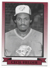 Cecil Fielder 2005 Carolina League 50th Year All-Time Anniversary Card 