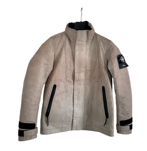 Stone Island Ice Jacket Dyneema Legato Pelle Stone Island Cappotto Taglia S RARO