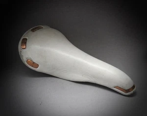 Selle Italia Campionissimo Saddle / Copper / White / 1989  #VELOWIZARD - Picture 1 of 11