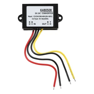 _DC-DC 12V/24V/36V/48V To 5V 8A Converter Step Down Power Supply Module - Picture 1 of 7