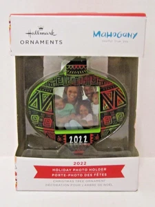 NEU Punze Ornament 2022 Mahagoni festlicher Fotohalter Rahmen B34 - Bild 1 von 1