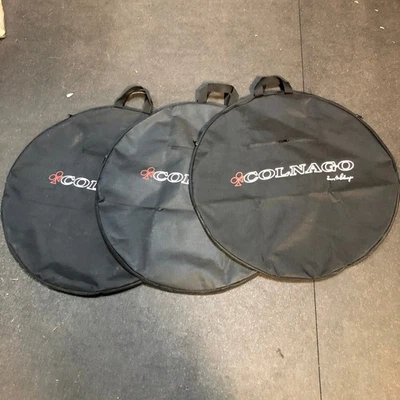 3 bolsas de viaje Colnago negras sin relleno para ruedas de carretera (2 son nuevas, 1 usada) Foto 1 de 4