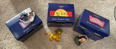 Grolier Disney  Christmas Tree Decorations, Joblot Of 12 Figures, New, Boxed - Image 1 of 4