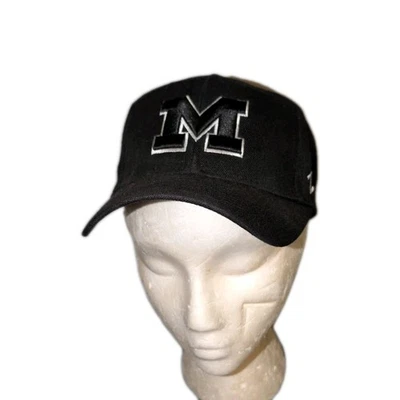 Michigan Wolverines Zephyr Adjustable Fit Black Hat Cap Embroidered - Image 1 of 4