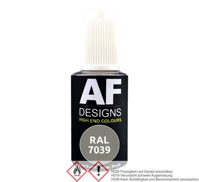 ALEX FLITTNER DESIGNS Pennarello vernice RAL 7039 GRIGIO QUARZO lucido opaco 20 ml penna di riparazione vernice tamponata vernice auto