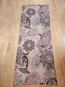 FRAAS Damen Tuch Schal grau beere rosa blau Fransen - Bild 1 von 4