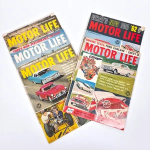 Motor Life Magazines Lot (5 Issues, 1961–1962) Ford Chevy Dodge Pontiac Racing - Picture 1 of 13