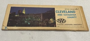 Mappa stradale AAA Cleveland Cuyahoga County Ohio City Street 1988 ~ scatola J18 - Foto 1 di 2
