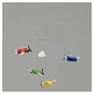 Aeromobile - Ein Flensted Mobile von Louise Helmersen, in leuchtenden Primärfarben - Bild 1 von 1