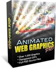 ANIMATED WEB GRAPHICS - Over 1,000 Gets the Attention of Website Visitors (CD)
