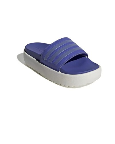 Sandali Adidas Adilette PlatForm taglia # 9 viola viola eleganti IF6922 donna NUOVI
