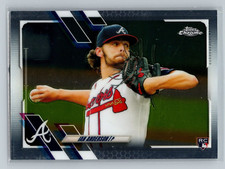 2021 Topps Chrome Ian Anderson ROOKIE CARD #6 - Atlanta Braves