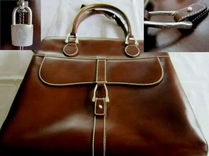 POLO RALPH LAUREN HANDTASCHE TRAPETZ TASCHE - 100% ECHTLEDER - Bild 1 von 16