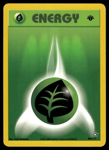 First Edition Grass Energy #108/111 Neo Genesis Pokemon Near Mint or Better - Picture 1 of 2